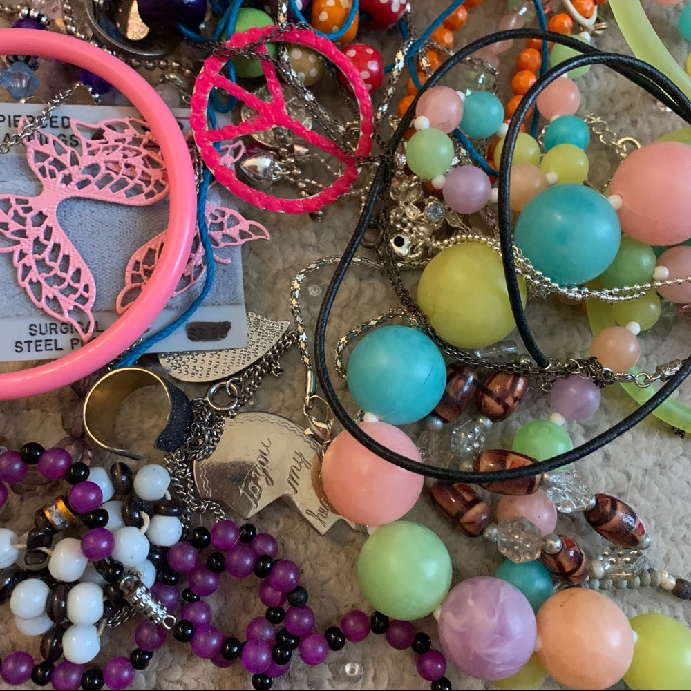 Girl kid jewelry lot! 2.96 lbs
